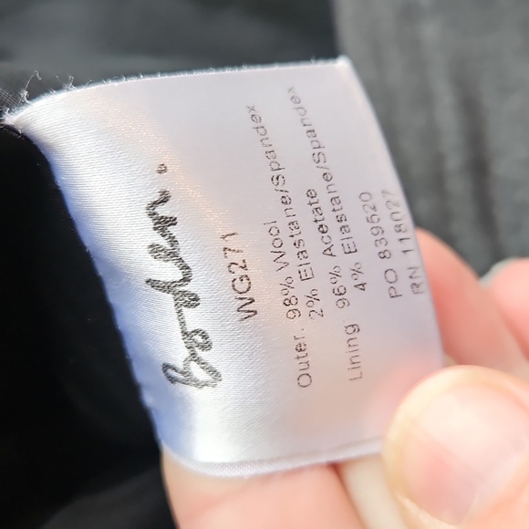 Boden Charcoal Gray Wool Belted Pencil Skirt 14R - Picture 10 of 10